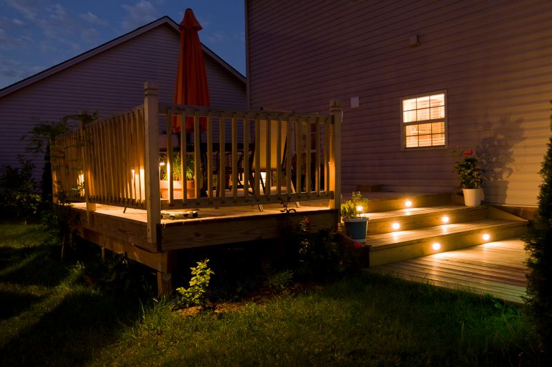 Deck with lighting features