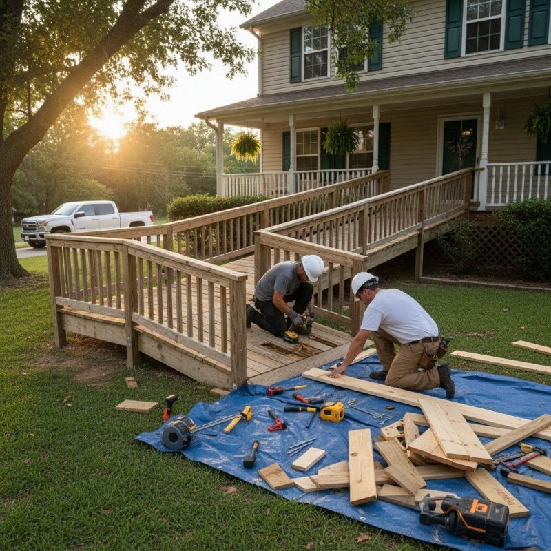 Handicap Ramp Replacement in Kansas City, KS