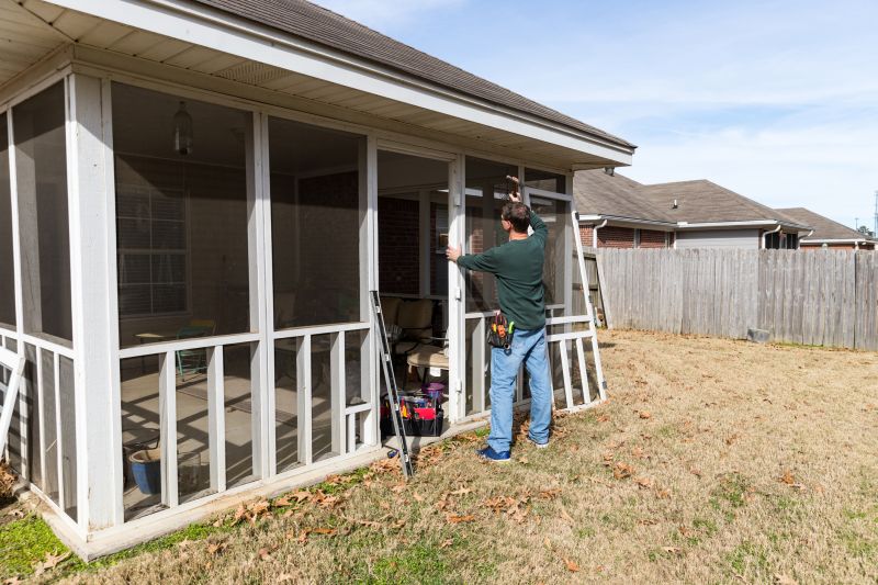 Porch Construction in Progress